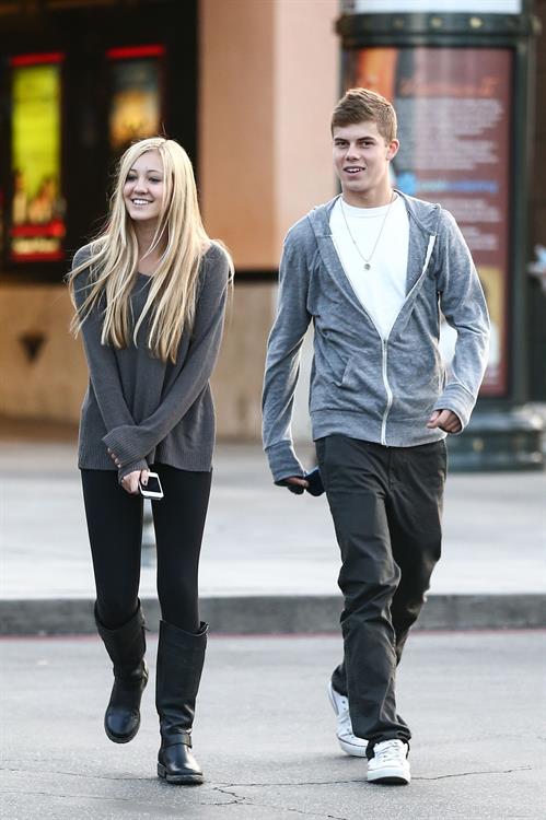 Ava Sambora leaving theater in Calabasas 10/31/12 