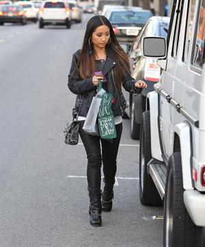 Brenda Song in LA 1/5/13  