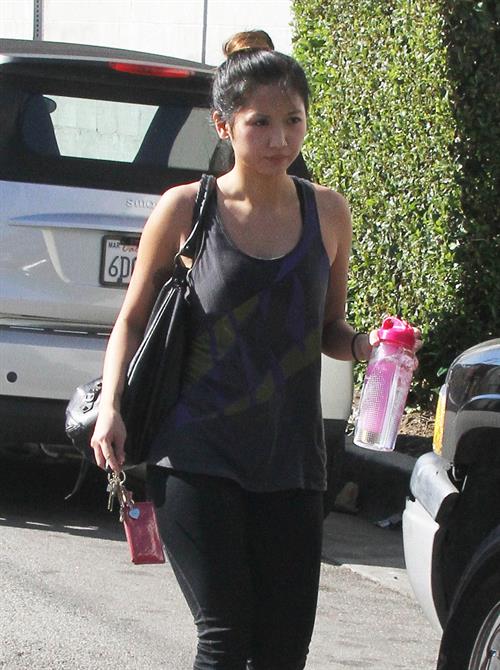 Brenda Song leaving gym in Studio City 11/6/12