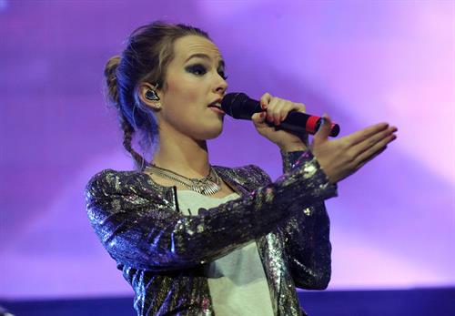 Bridgit Mendler Power 96.1's 2012 Jingle Ball at the Philips Arena in Atlanta 12/12/12 