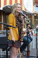 Bridgit Mendler performing at Studio Disney 365 10/23/12 
