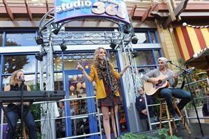Bridgit Mendler performing at Studio Disney 365 10/23/12 