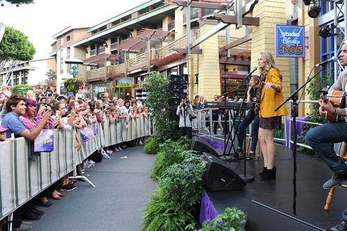 Bridgit Mendler performing at Studio Disney 365 10/23/12 