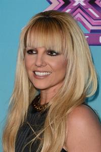 Britney Spears attends 'The Factor' Season Finale Press Conference at CBS Studios in L.A. - Dec. 17,2012 