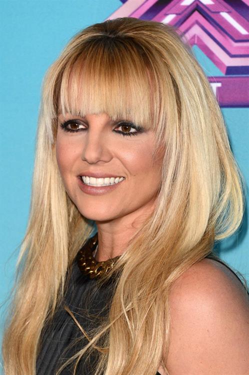 Britney Spears attends 'The Factor' Season Finale Press Conference at CBS Studios in L.A. - Dec. 17,2012 