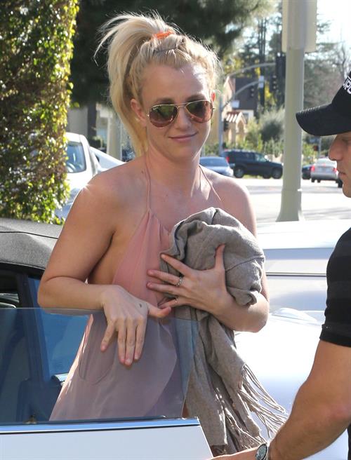 Britney Spears in LA 1/19/13  