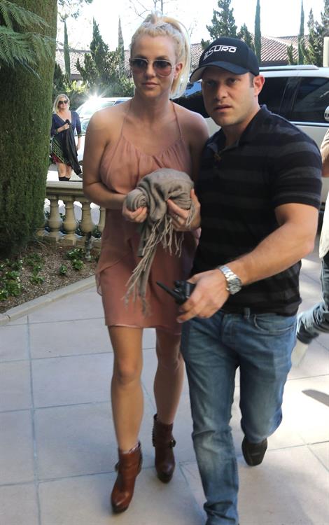 Britney Spears in LA 1/19/13  