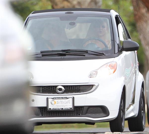 Britney Spears visits a Halloween store in Calabasas 10/7/12 