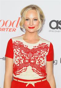 Candice Accola attends The Hollywood Reporter's Emmy Party in West Hollywood, Sep. 19, 2013 