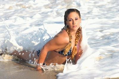 Anonymous in a bikini