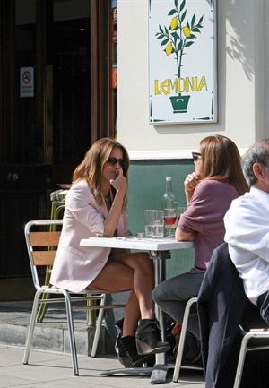 Caroline Flack Primrose Hill in London on March 30, 2012