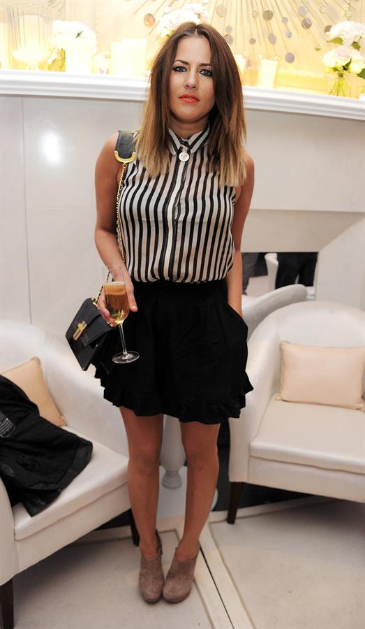 Caroline Flack attends the launch of OMEGA House on July 28, 2012 in London, England