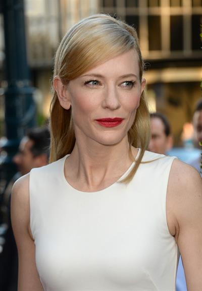 Cate Blanchett attends the Premiere of 'Blue Jasmine' at the AMPAS Samuel Goldwyn Theater July 24, 2013 