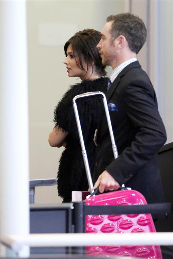 Cheryl Cole at LA Airport in Los Angeles 11/30/12 
