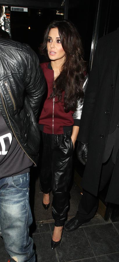 Cheryl Cole at the Rose Club in London 12/20/12 