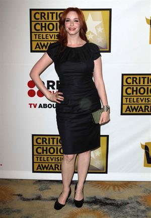 Christina Hendricks Critics Choice Television Awards luncheon at Beverly Hills Hotel on June 20, 2011 