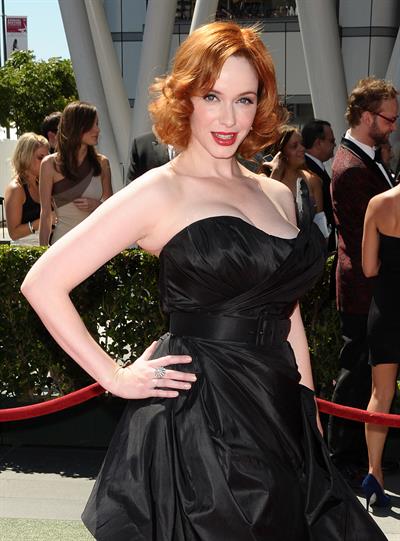 Christina Hendricks 62nd Creative Emmy Awards in Los Angeles on August 21, 2010 