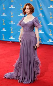 Christina Hendricks at the 62nd Annual Primetime Emmy Awards on August 29, 2010 