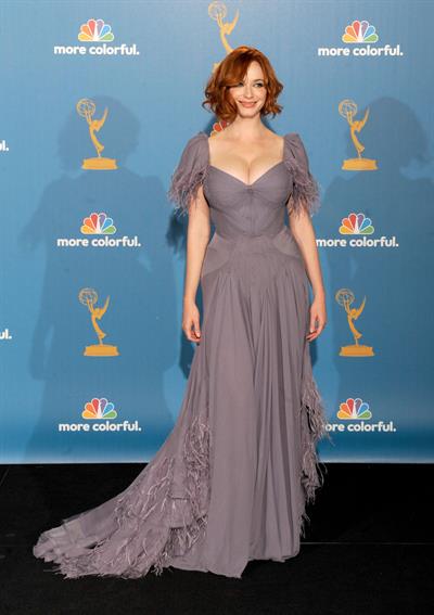 Christina Hendricks at the 62nd Annual Primetime Emmy Awards on August 29, 2010 