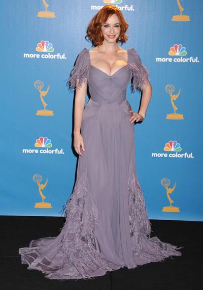 Christina Hendricks at the 62nd Annual Primetime Emmy Awards on August 29, 2010 