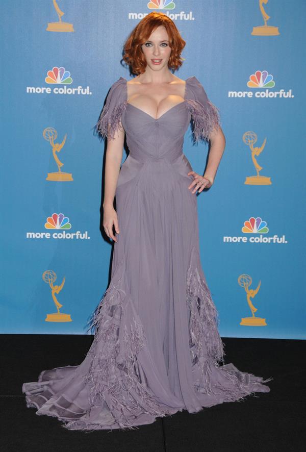 Christina Hendricks at the 62nd Annual Primetime Emmy Awards on August 29, 2010 