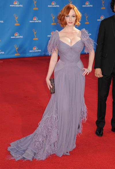 Christina Hendricks at the 62nd Annual Primetime Emmy Awards on August 29, 2010 
