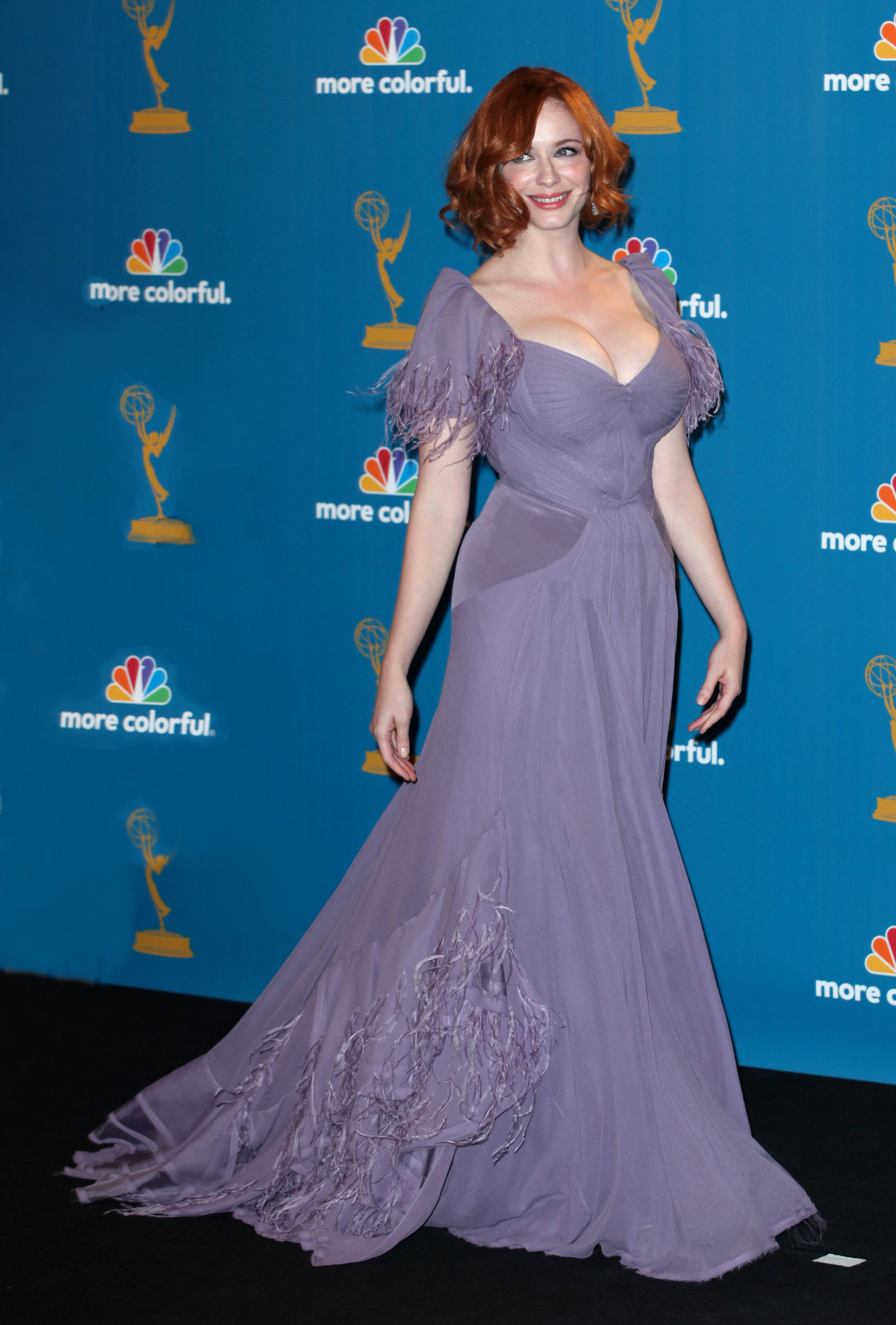 Christina Hendricks at the 62nd Annual Primetime Emmy Awards on August 29, 2010 