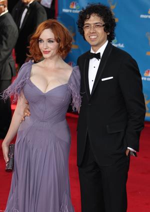 Christina Hendricks at the 62nd Annual Primetime Emmy Awards on August 29, 2010 