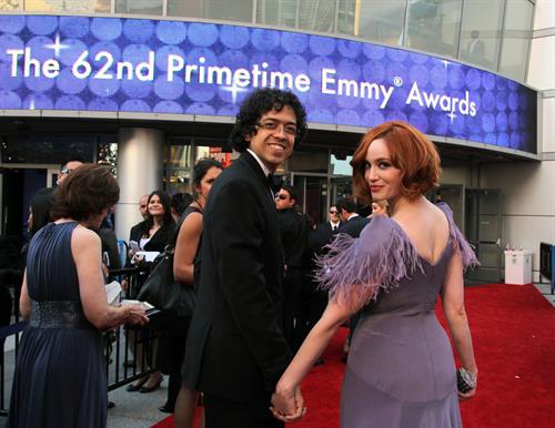 Christina Hendricks at the 62nd Annual Primetime Emmy Awards on August 29, 2010 
