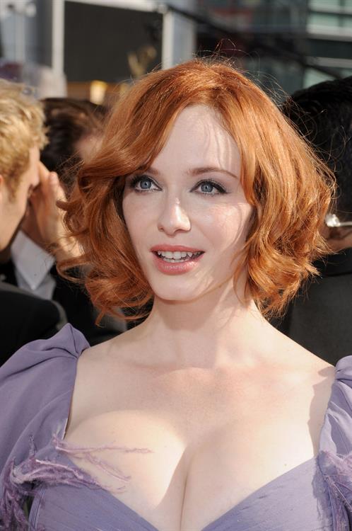 Christina Hendricks at the 62nd Annual Primetime Emmy Awards on August 29, 2010 
