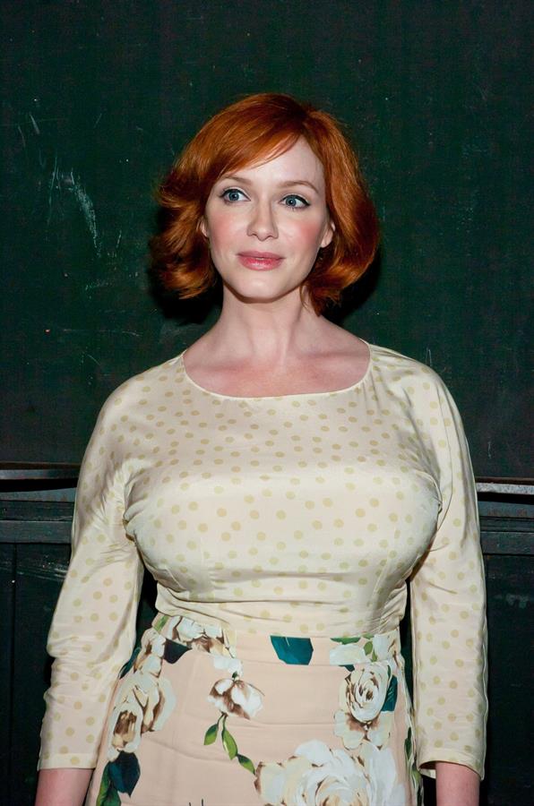 Christina Hendricks  Everything Is Ours  Opening Night - After Party, September 3, 2013 