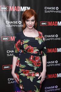 Christina Hendricks Mad Men Season 4 Finale screening at the 21 Club on October 17, 2010 