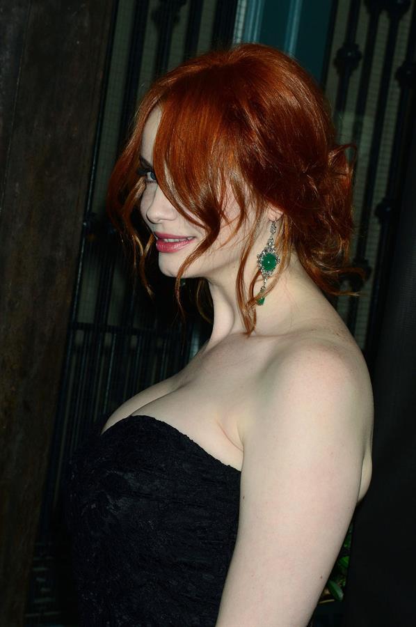Christina Hendricks Johnnie Walker Father's Day gifting event in New York City on June 9, 2011