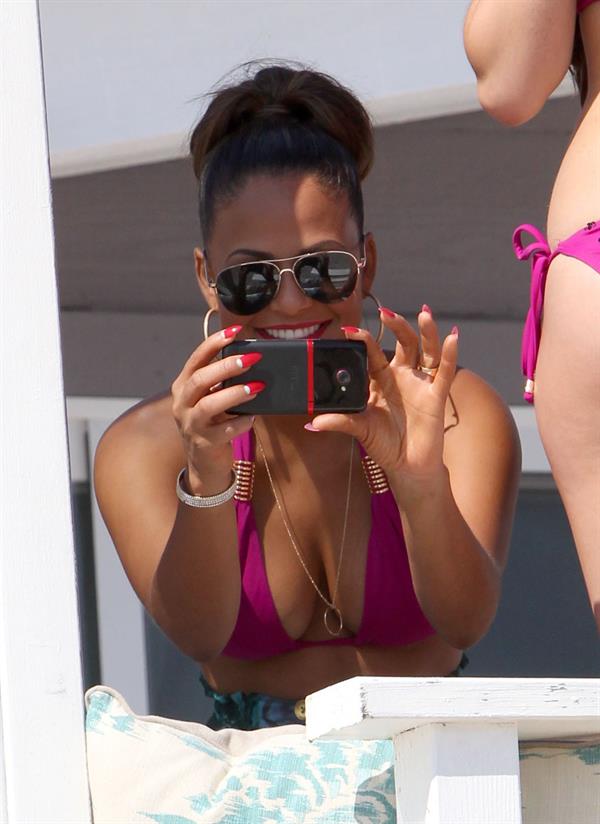 Christina Milian - Havana Nights Collection event in Malibu (24.08.2012)