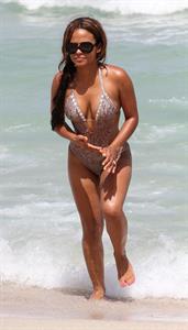 Christina Milian - At the beach (bikini) - Miami Florida 19.07.12