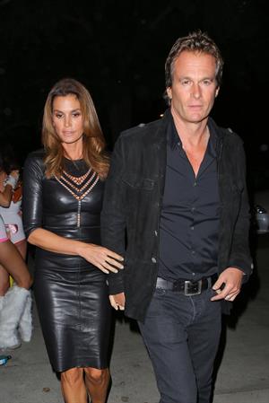 Cindy Crawford Attending A Halloween Party In Beverly Hills - October 26, 2012