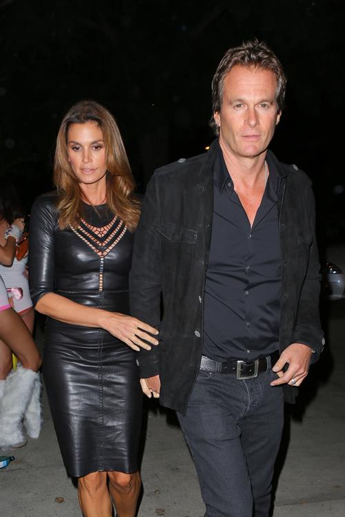 Cindy Crawford Attending A Halloween Party In Beverly Hills - October 26, 2012