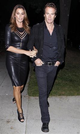Cindy Crawford Attending A Halloween Party In Beverly Hills - October 26, 2012