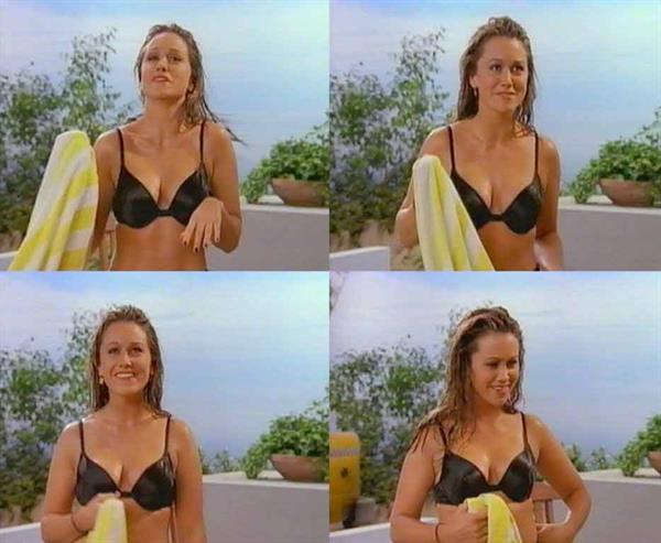 Christine Taylor in a bikini