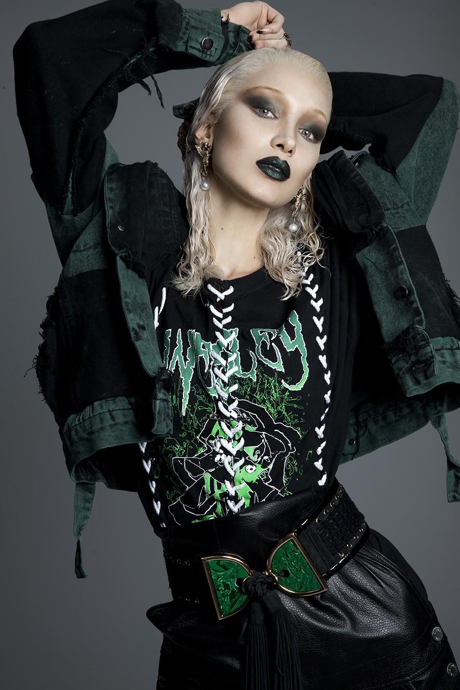 Bella Hadid topless for Paper Magazine