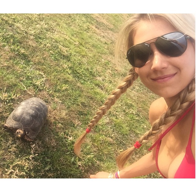 Anna Kournikova in a bikini