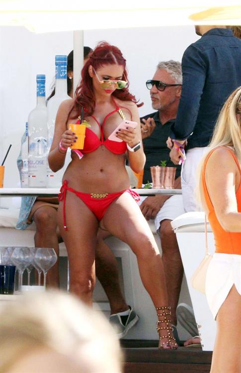 Amy Childs in a bikini