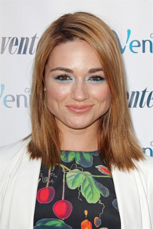 Crystal Reed - Seventeen Magazine Editor-In-Chief Ann Shoket Hosts Poolside Party, Aug 2, 2012