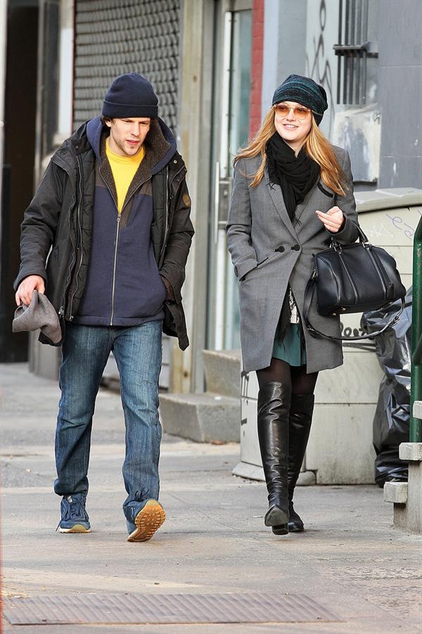 Dakota Fanning out and about in NY 11/28/12 