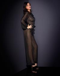 Sarah Stephens in lingerie