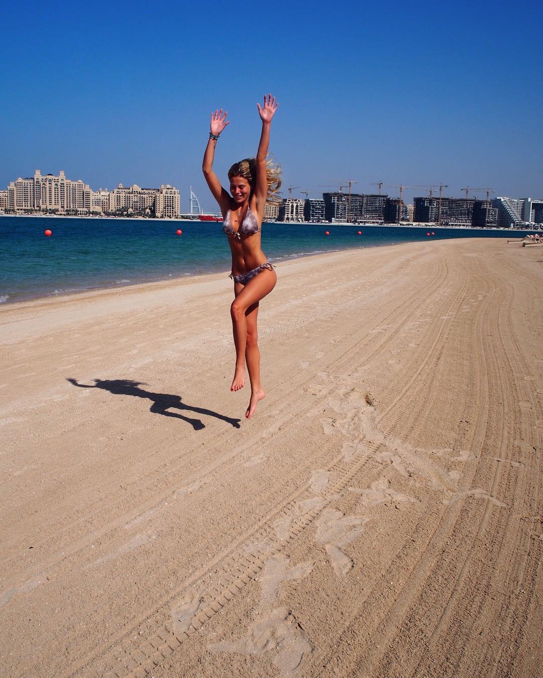 Frankie Gaff in a bikini