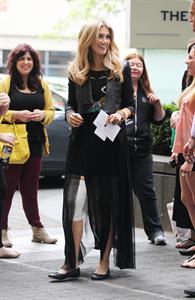 Delta Goodrem Arrives for ''The Project'' in Melbourne - November 5, 2012