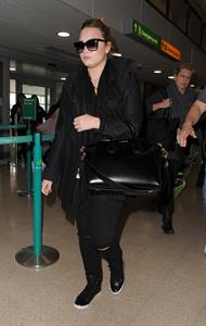 Demi Lovato - Leaves London Heathrow Airport in London (01.06.2013) 