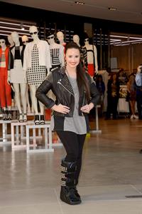 Demi Lovato Topshop Topman LA Grand Opening at The Grove in LA 2/14/13 