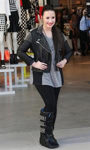 Demi Lovato Topshop Topman LA Grand Opening at The Grove in LA 2/14/13 